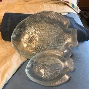 Arcoroc Poisson fish plates